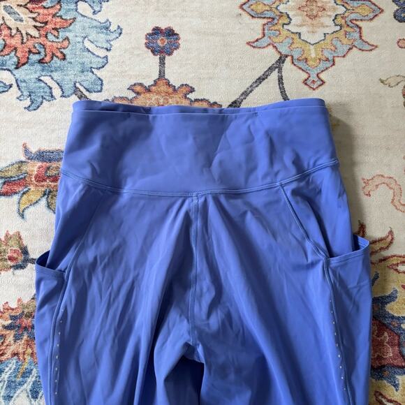 Lululemon Fast and Free High Rise Tight 25" Wild Indigo Size 12 - Picture 8 of 9
